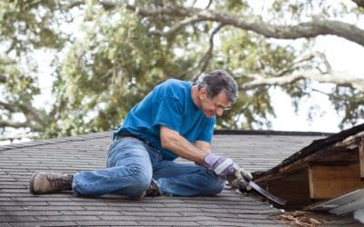man on roof repairing The Foolproof Allen Roofing Contractors Strategy
