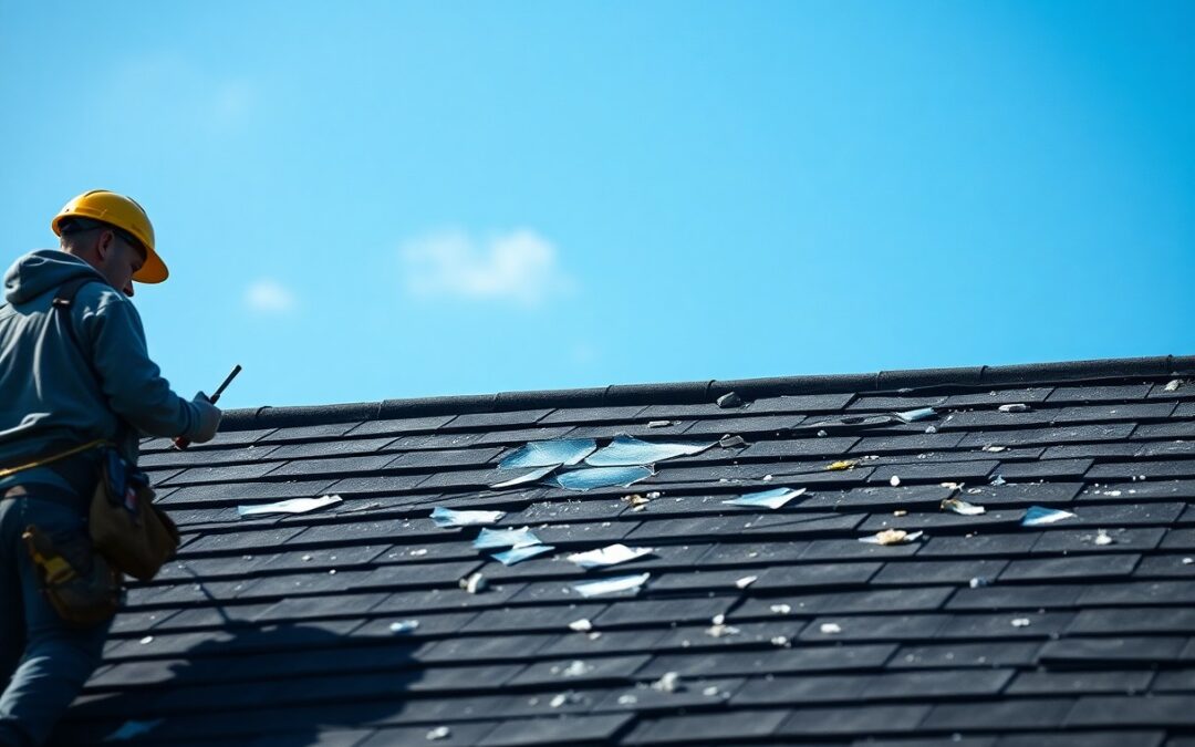 Can hail damage to a roof be repaired?