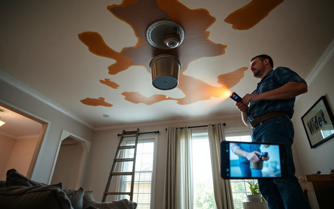 What to Do If You See Leak Spots Inside Your Frisco Home